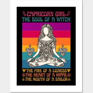 Capricorn Girl Facts Capricorn Girl Astrology Sign Posters and Art